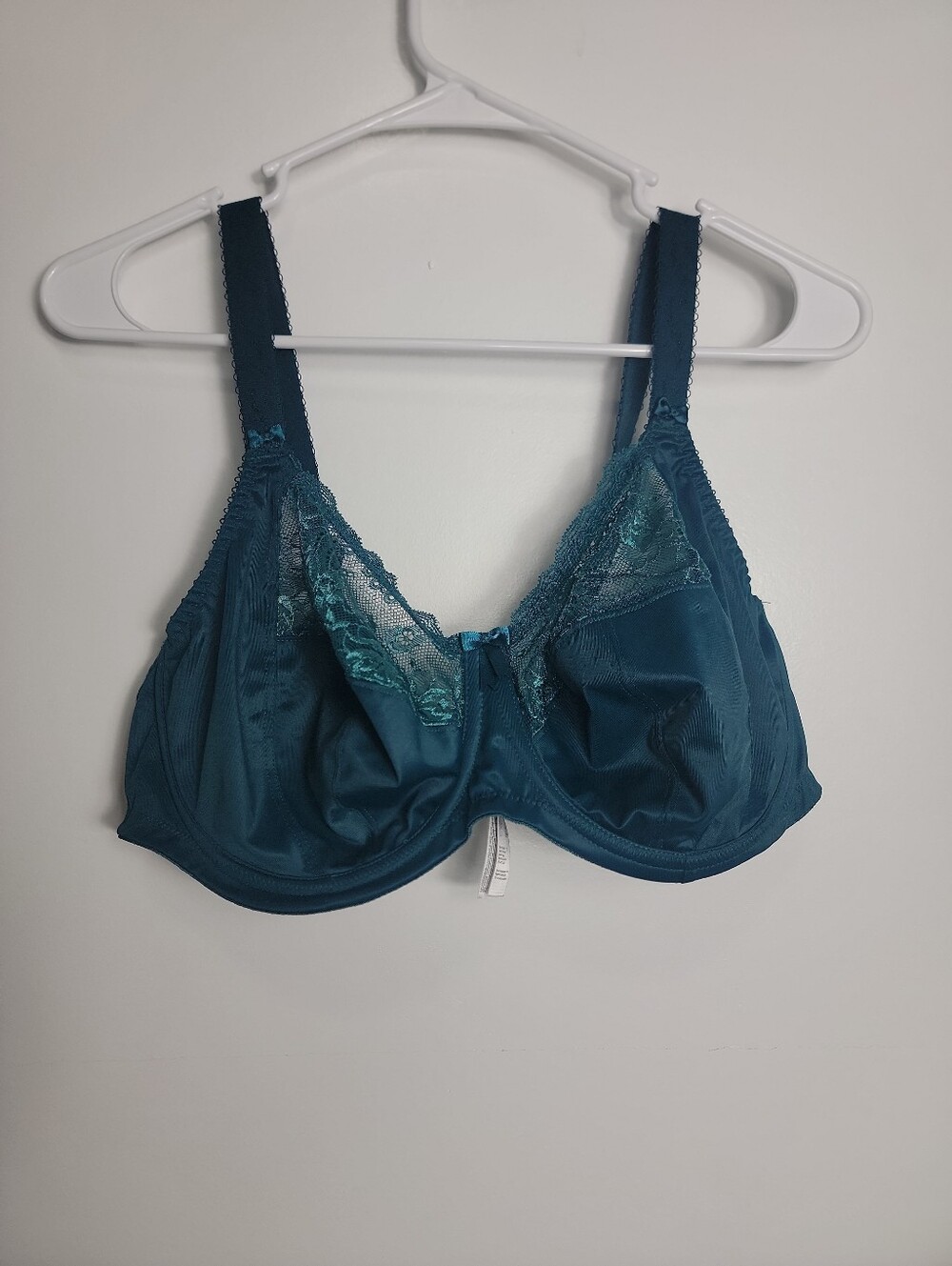 Elomi Morgan Green W/ Lace Accent Underwire Bra, 40DDD